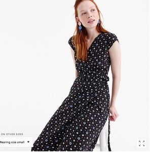 J. Crew Floral Wrap Dress